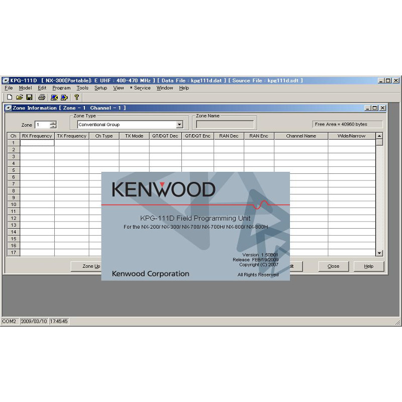 kenwood radio programing software download